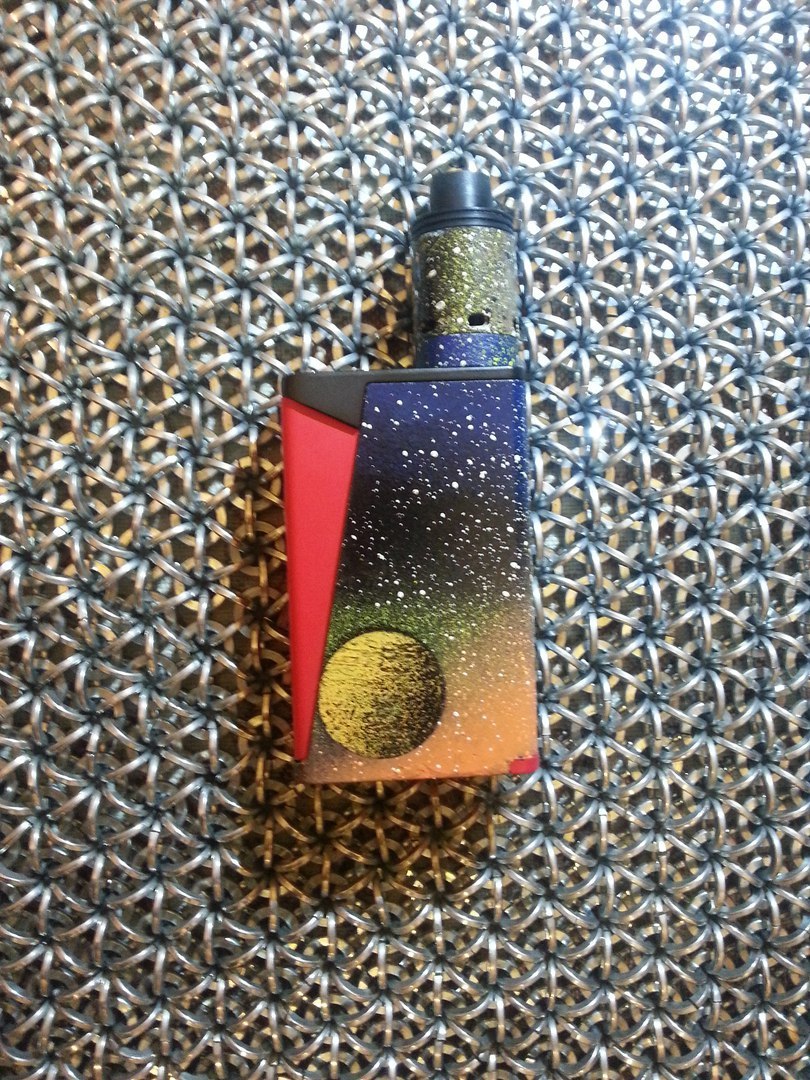 I ask you not to rush too much, it was my friends who asked me, and I was standing next to me ... - My, Vape, Spray Art, Spacepainting, Art, Painting, Longpost