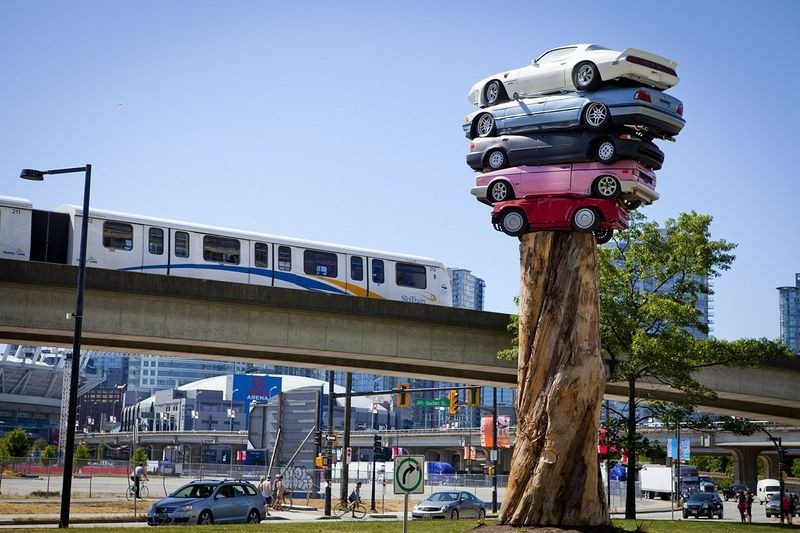 car sculptures in canada - Sculpture, Installation, Canada, Auto, Longpost