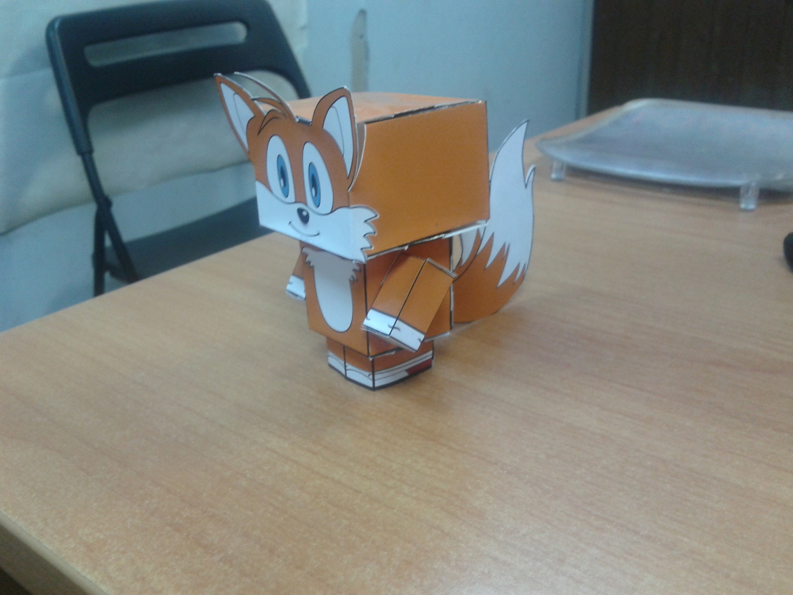 It was evening, there was nothing. - My, Miles Tails Prower, Sonic the hedgehog, Origami, Crooked hands, My, Longpost