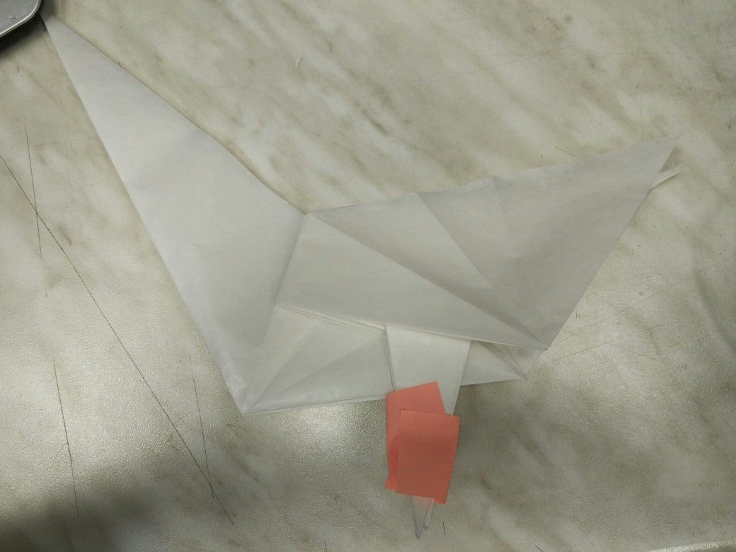 Pegasus. - My, Origami, Pegasus, , , Longpost, My, Satoshi Kamiya