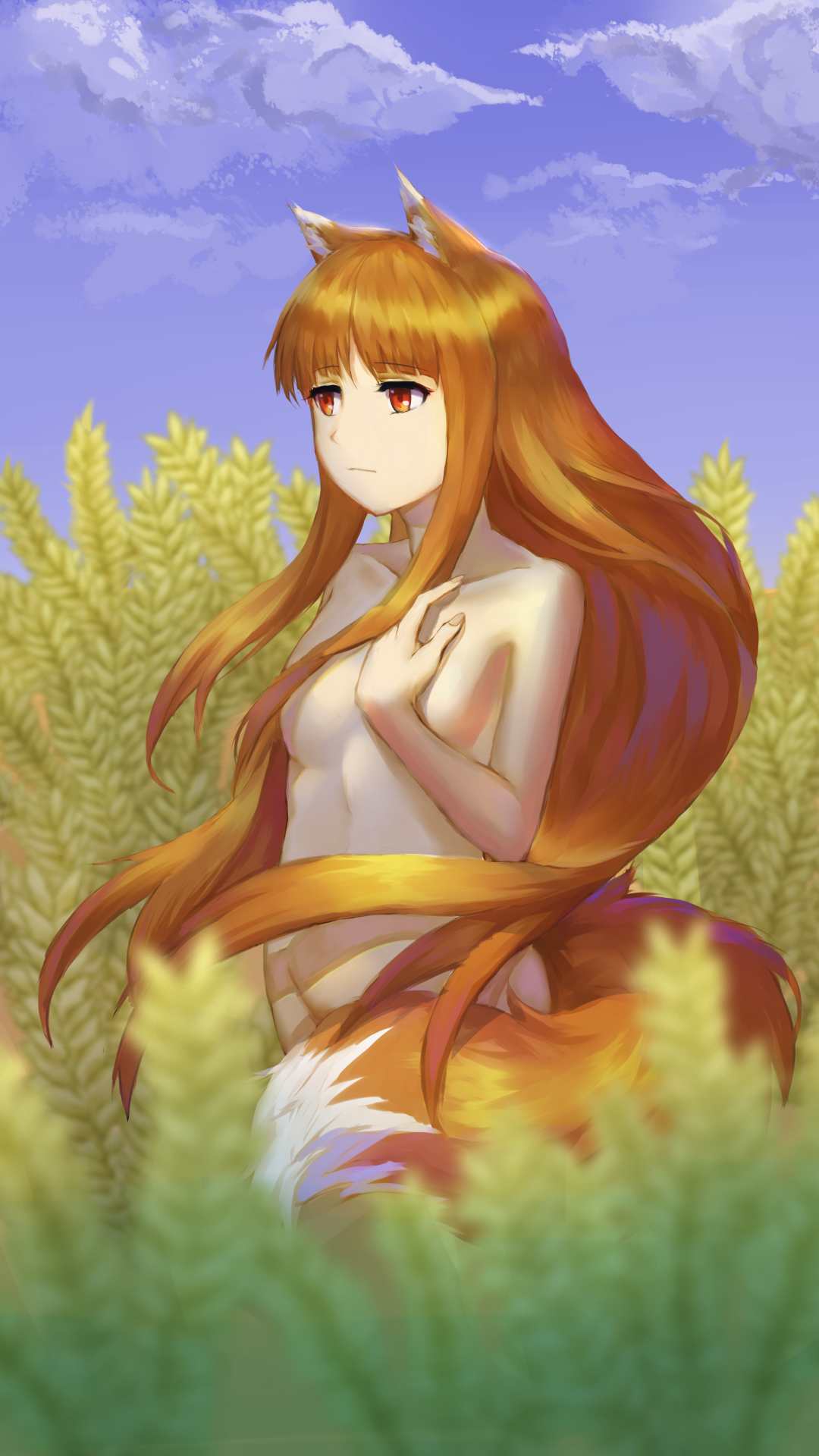 Horo/Holo - NSFW, Anime Art, Аниме, Волчица и пряности, Horo Holo, Holo, Horo