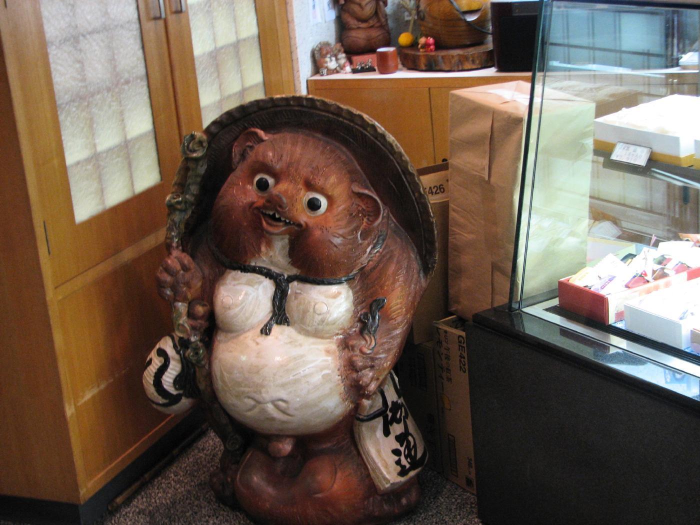 Японская статуэтка Тануки