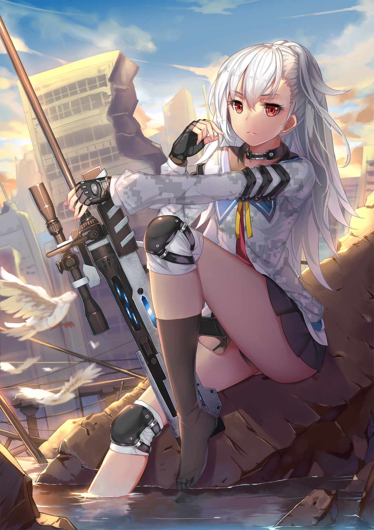 By weiyinji xsk - Anime Art, Аниме, Closers, Tina