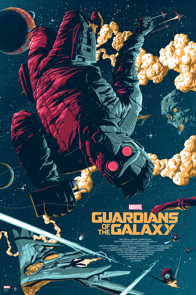 Guardians of the Galaxy (poster by Florey) - , Guardians of the Galaxy, Art, Poster, Movie Posters