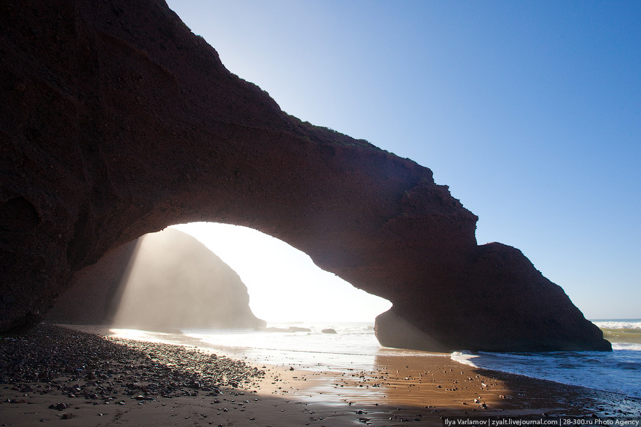 Arch collapsed on Legzira beach in Morocco - Legzira, Beach, Sea, Morocco, Video, Longpost