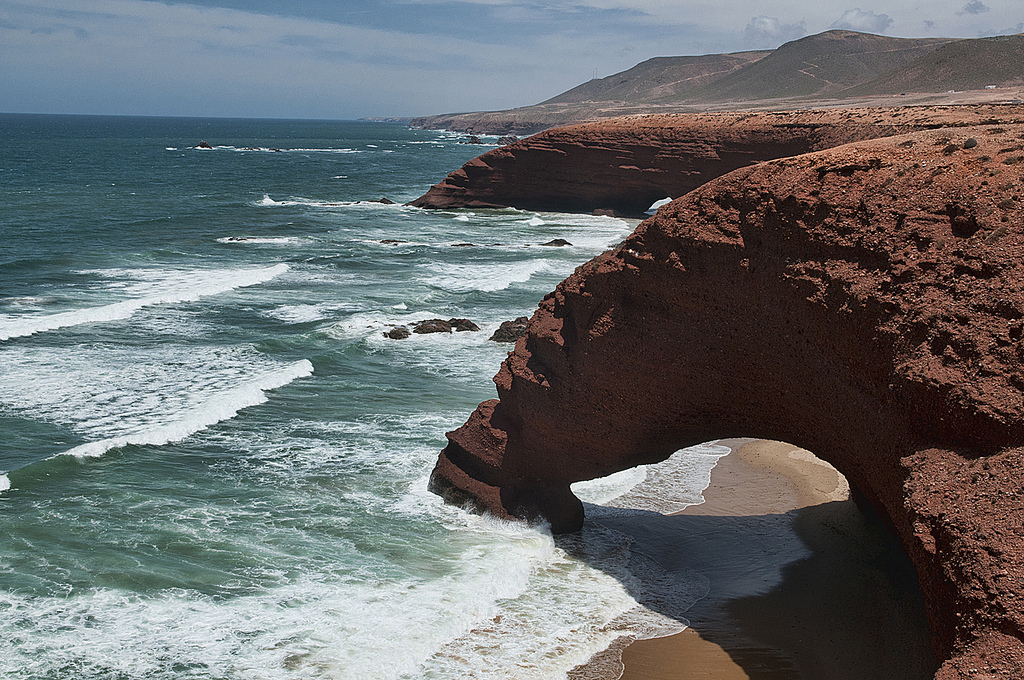 Arch collapsed on Legzira beach in Morocco - Legzira, Beach, Sea, Morocco, Video, Longpost