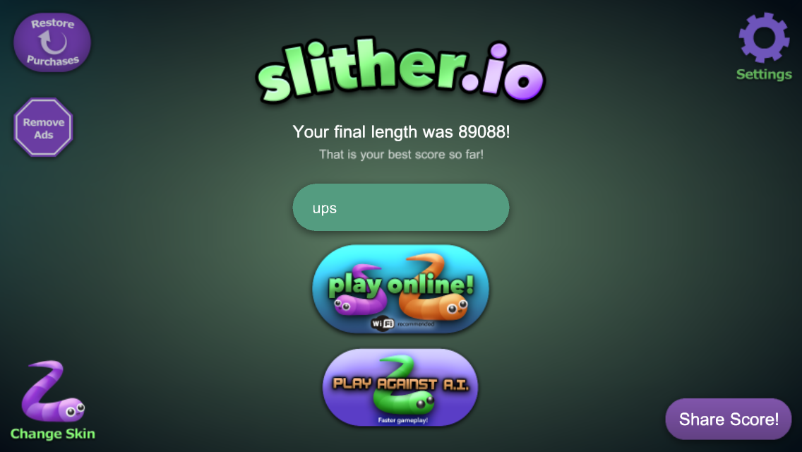 Slither - My, Slitherio, Games, Enough