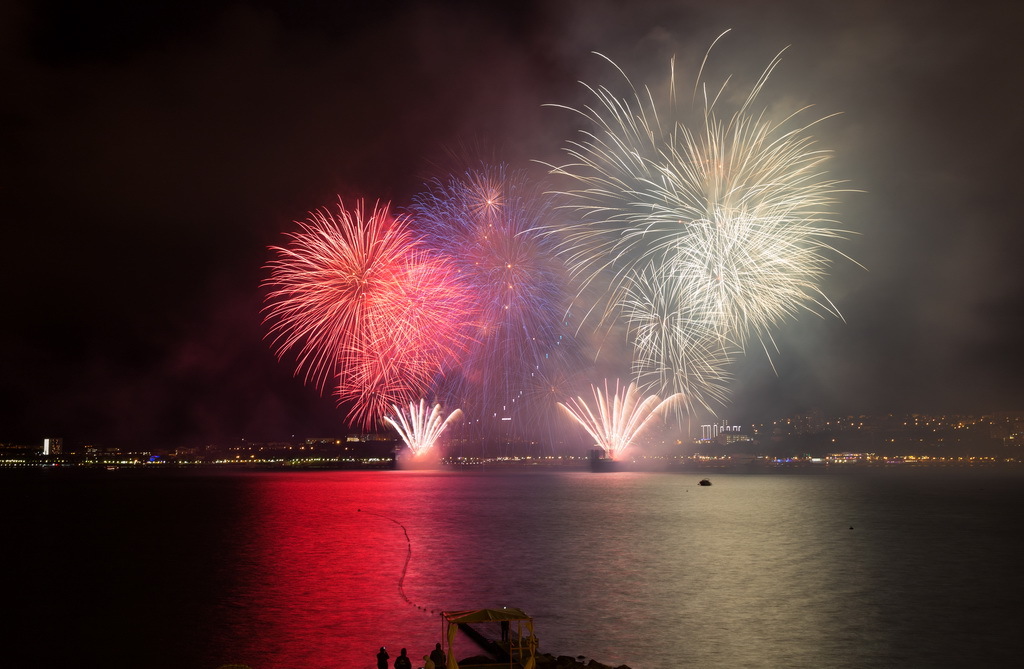 Great Fireworks Festival 2016 Gelendzhik - My, Longpost, The photo, Long exposure, Firework, Sea, Gelendzhik, The festival, Краснодарский Край