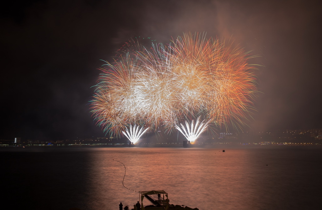 Great Fireworks Festival 2016 Gelendzhik - My, Longpost, The photo, Long exposure, Firework, Sea, Gelendzhik, The festival, Краснодарский Край