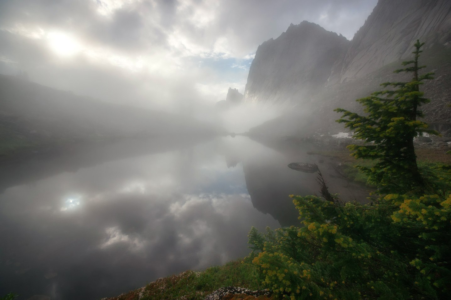 In the vicinity of Black Lake - black lake, Ergaki, Krasnoyarsk region, Russia, Gotta go, Photo, Nature, Landscape, Longpost