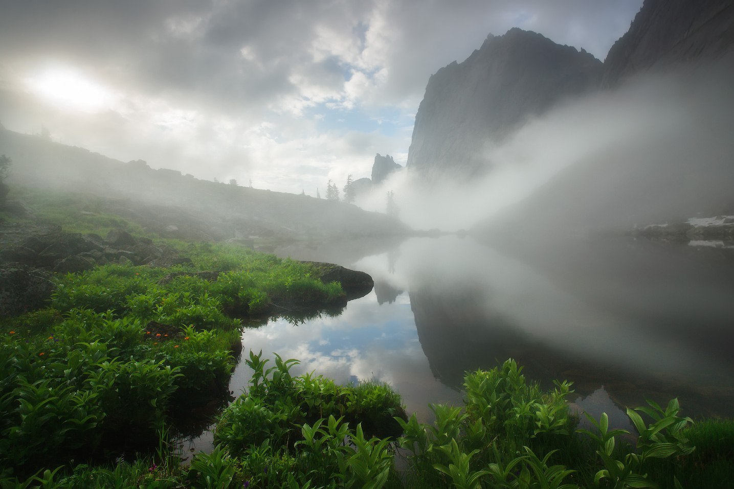 In the vicinity of Black Lake - black lake, Ergaki, Krasnoyarsk region, Russia, Gotta go, Photo, Nature, Landscape, Longpost