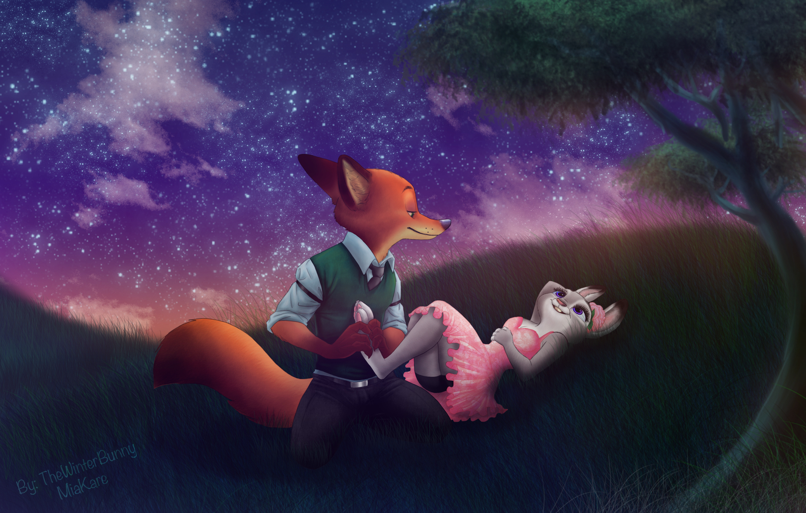 Legs are tired... - Zootopia, Zootopia, Nick and Judy, Thewinterbunny