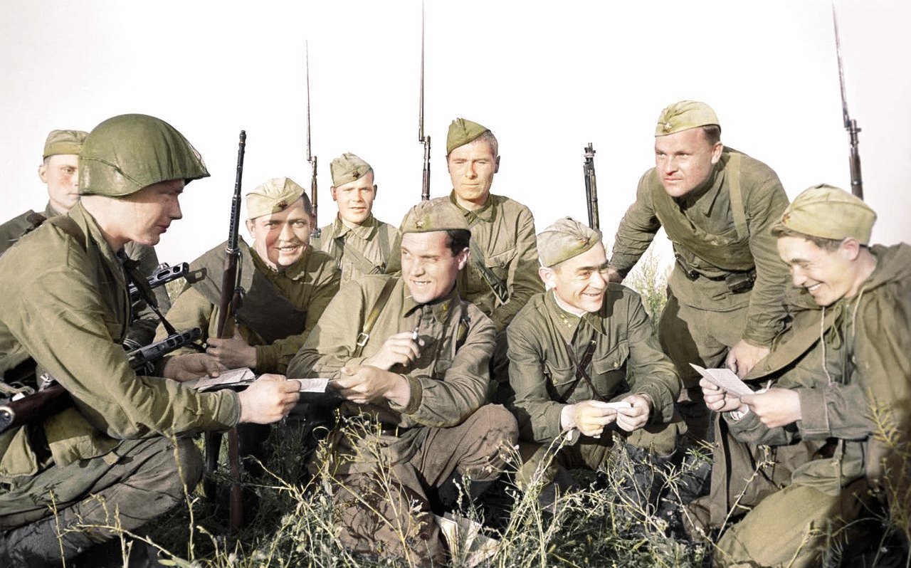 Animated photographs (23). Colorization. - Colorization, The Second World War, Longpost