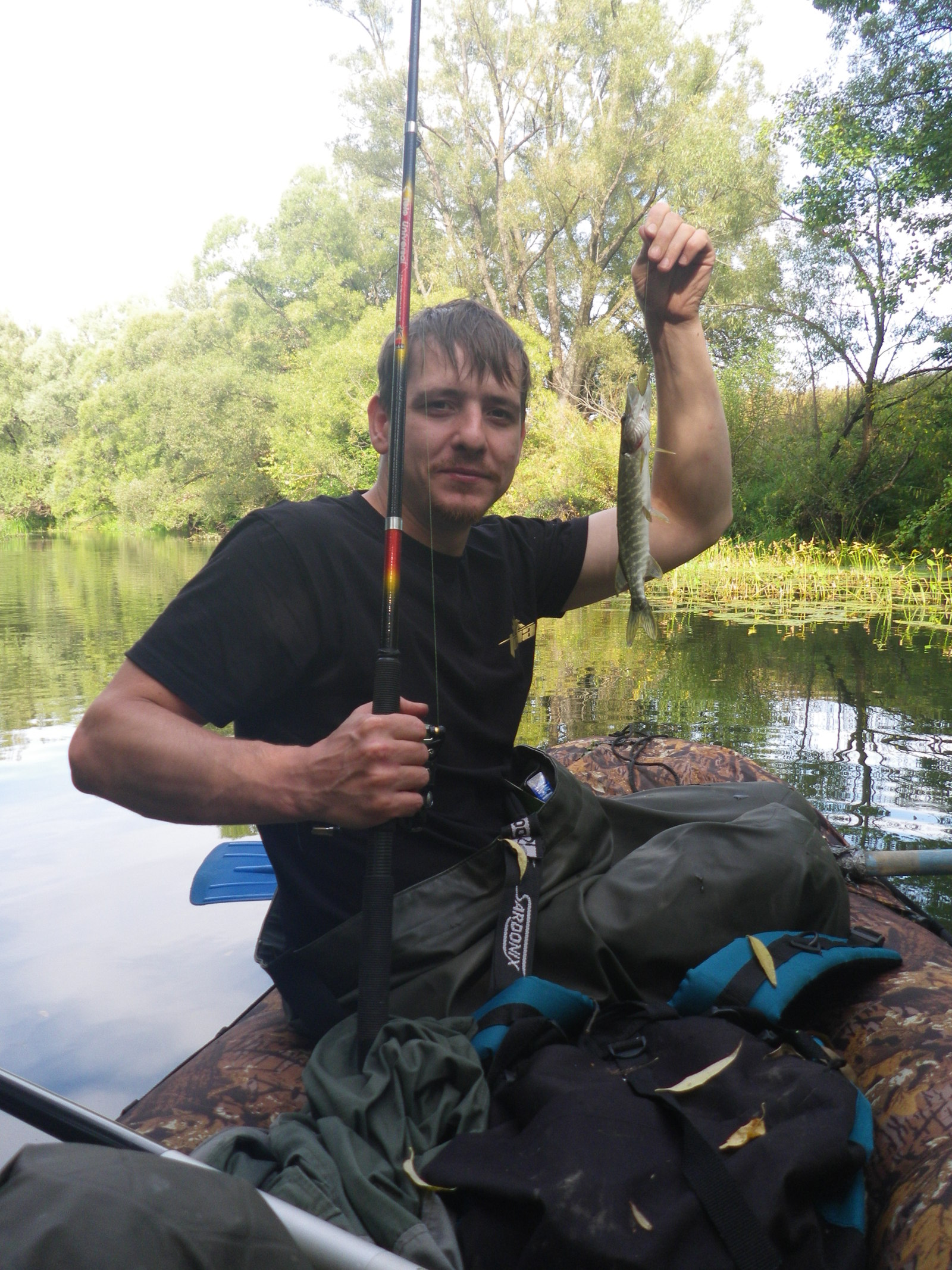 Rafting on the Serena River, Kaluga Region - My, Alloy, River rafting, River, Nature, The nature of Russia, , Fishing, Longpost