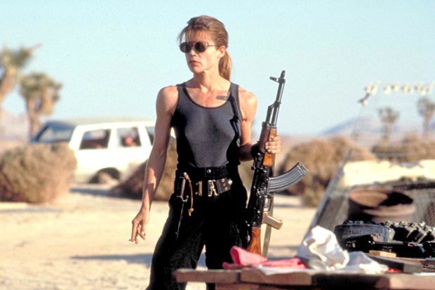 Charming Linda Hamilton / Linda Carroll Hamilton 60 years old! - Events, Society, The culture, Terminator, Linda Hamilton, Birthday, 60 years old, T-1000, GIF, Longpost