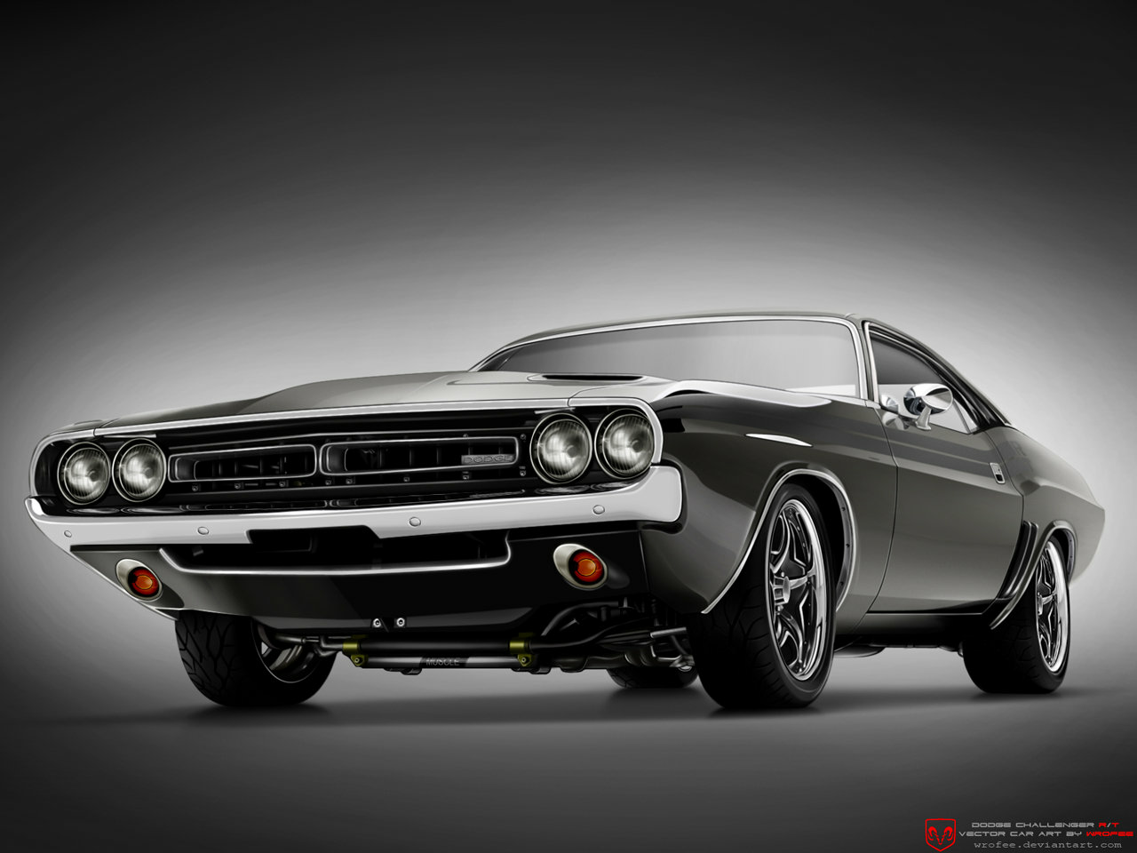 Americano - Images, Auto, Art, Longpost, Muscle car