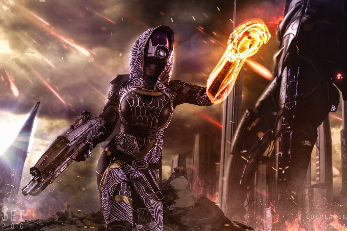 Tali'Zorah full photoshoot - My, Tali zorah, The photo, , Mass effect, Cosplay, Bioware, Longpost