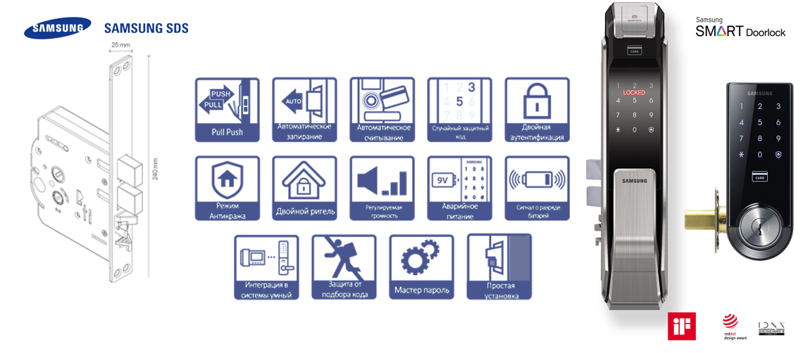 Что еще делает Samsung...? - Моё, Samsung, Замки, Умные замки, Скуд, Умный дом