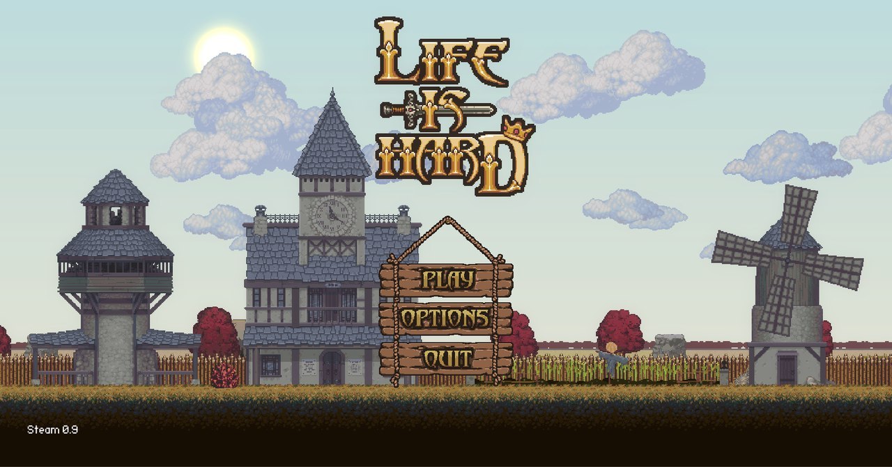 We put together a new menu for Life is Hard. Before after - My, Инди, Gamedev, Games, Unity3d, Steam