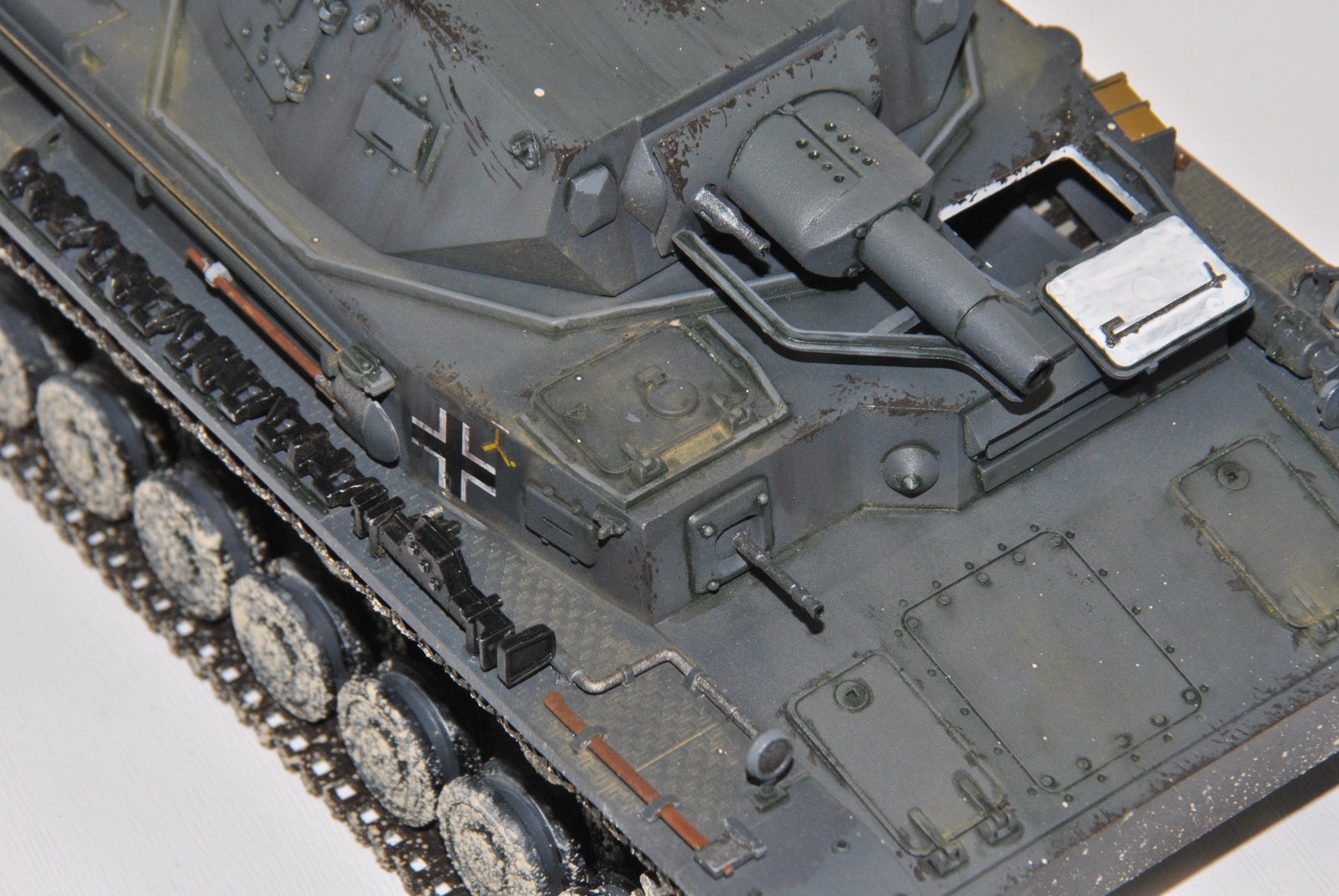 Bench model PzKpfw IV ausf D - My, Modeling, Tanks, Longpost