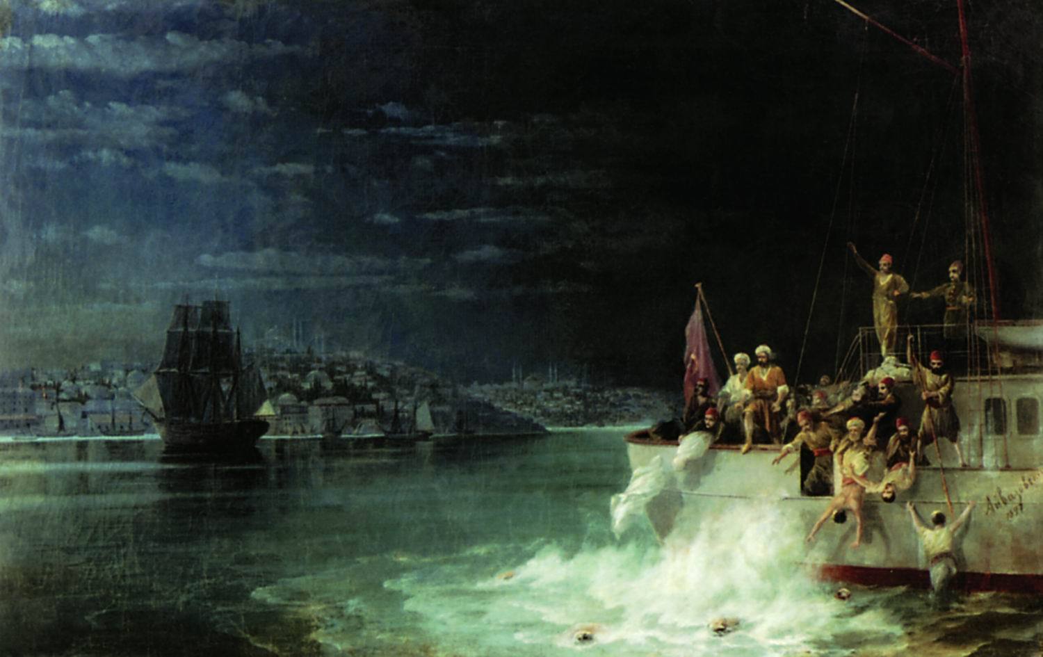 Among the waves - Aivazovsky, , Artist, Painting, Art, Story, Longpost