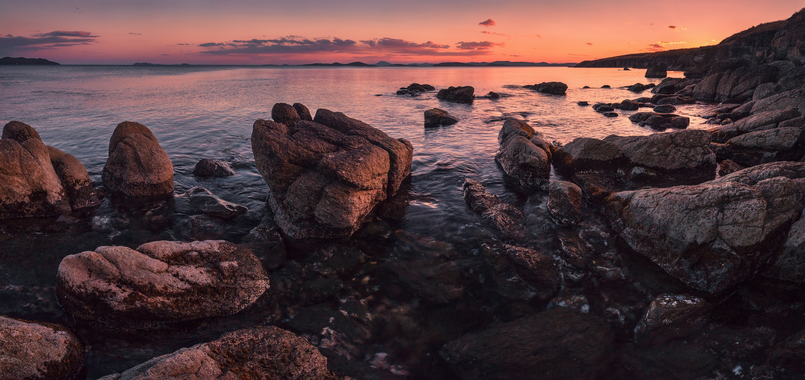 Primorsky Krai - Slav, Primorsky Krai, Sea, The bay, Панорама, Photo, Slavs