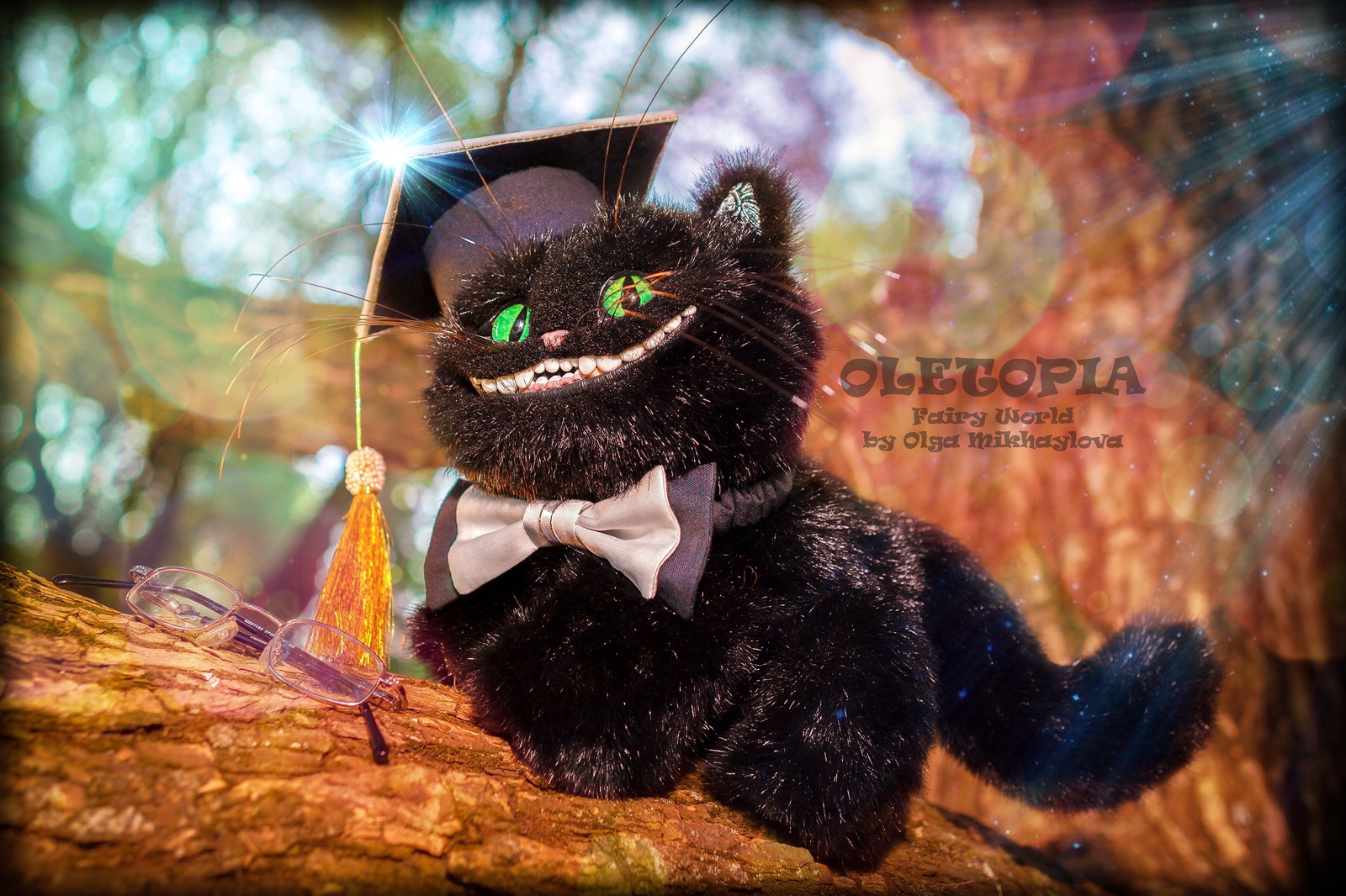 Black Cheshire cat - My, Cheshire Cat, I create, With your own hands, Copyright, Handmade, cat, Creation