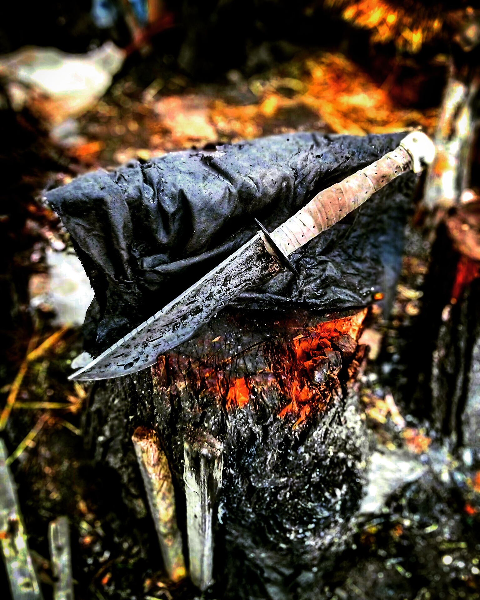 Orc Dagger - My, Dagger, Orcs, Forging, , My, Longpost, Handmade