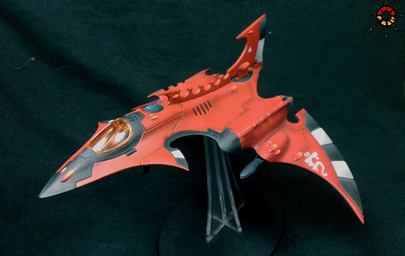 Eldar Hemlock Wraithfighter - Моё, Warhammer 40k, Eldar, Миниатюра, Покраска