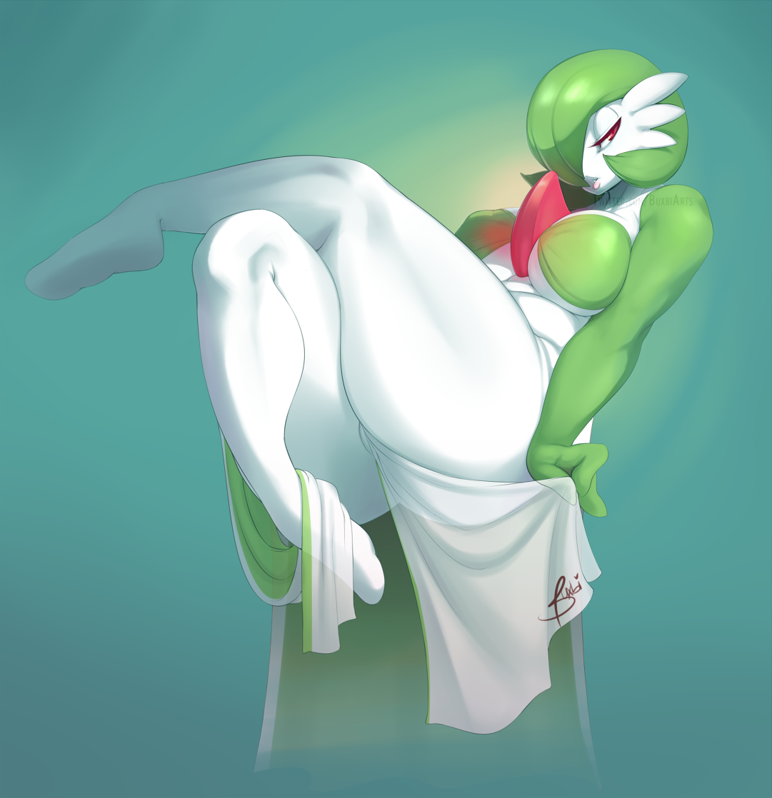 Thick Gardevoir - Buxbi, Art, Anthro, Pokemon, Gardevoir, Furry