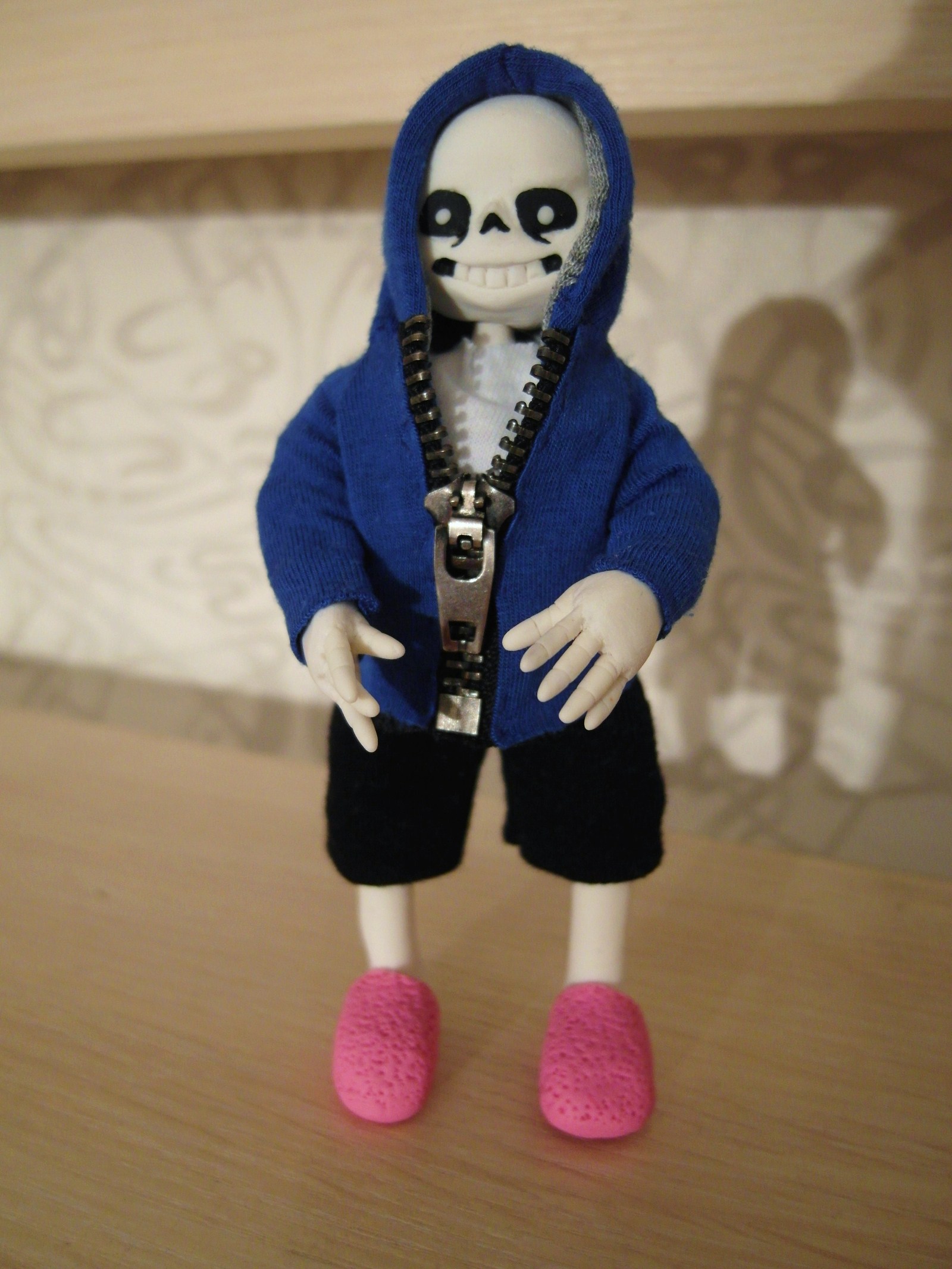 I tried to make dolls from the game (for my daughter) I liked it)) - My, Undertale, Sans, Asriel, Longpost