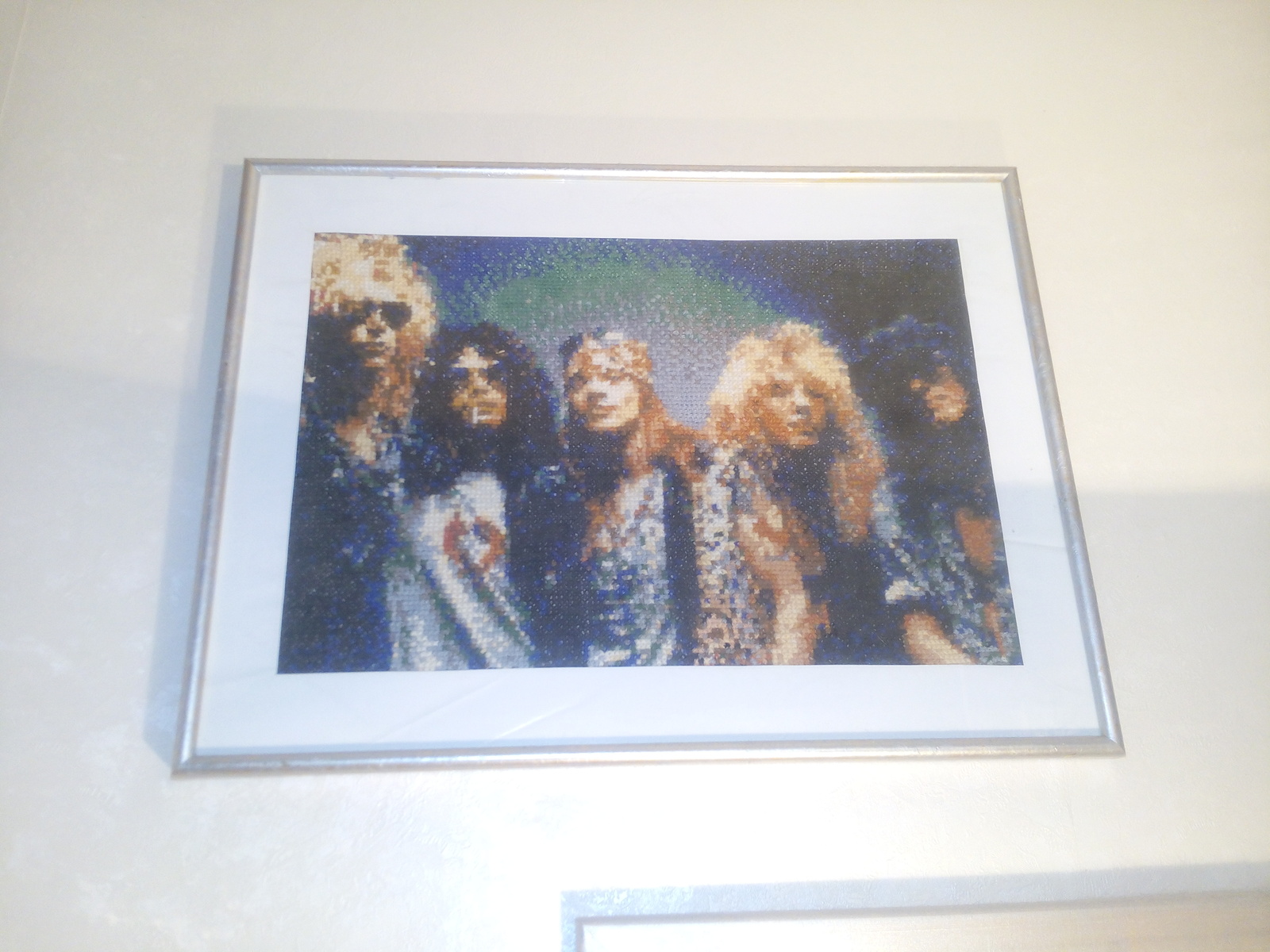 Guns'n Roses cross stitch - My, Embroidery, Guns n roses, Track, 