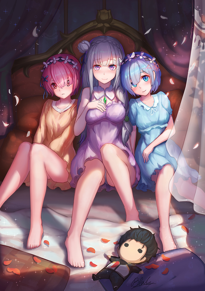 Ram, Emilia and Rem | Пикабу