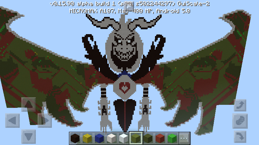 Inspired by the amazing game Undertale - My, Undertale, Asriel god of hyperdeath, Asriel, Minecraft, Longpost, Flowey