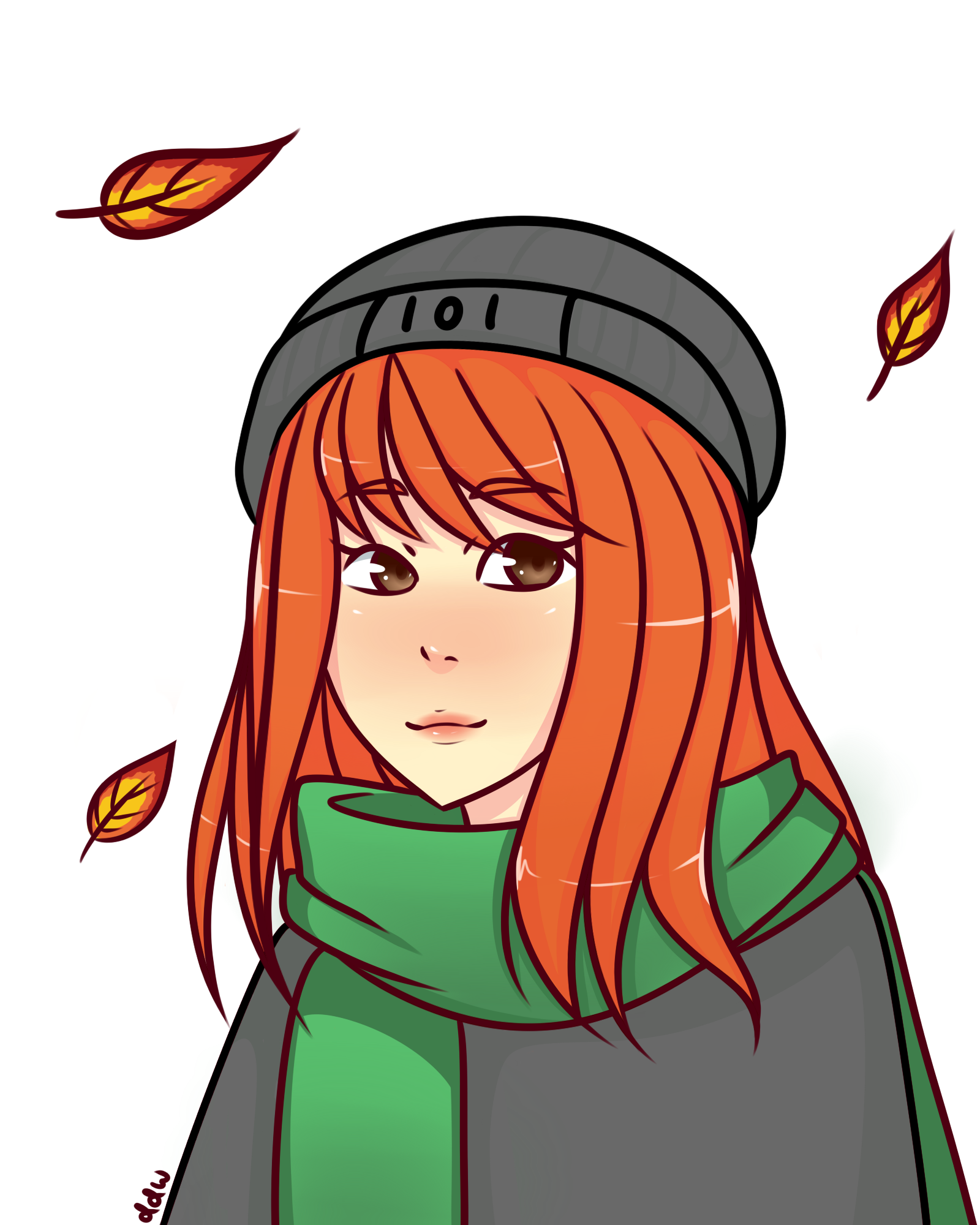 Autumn~ - My, Drawing, SAI, Artist, Self-taught