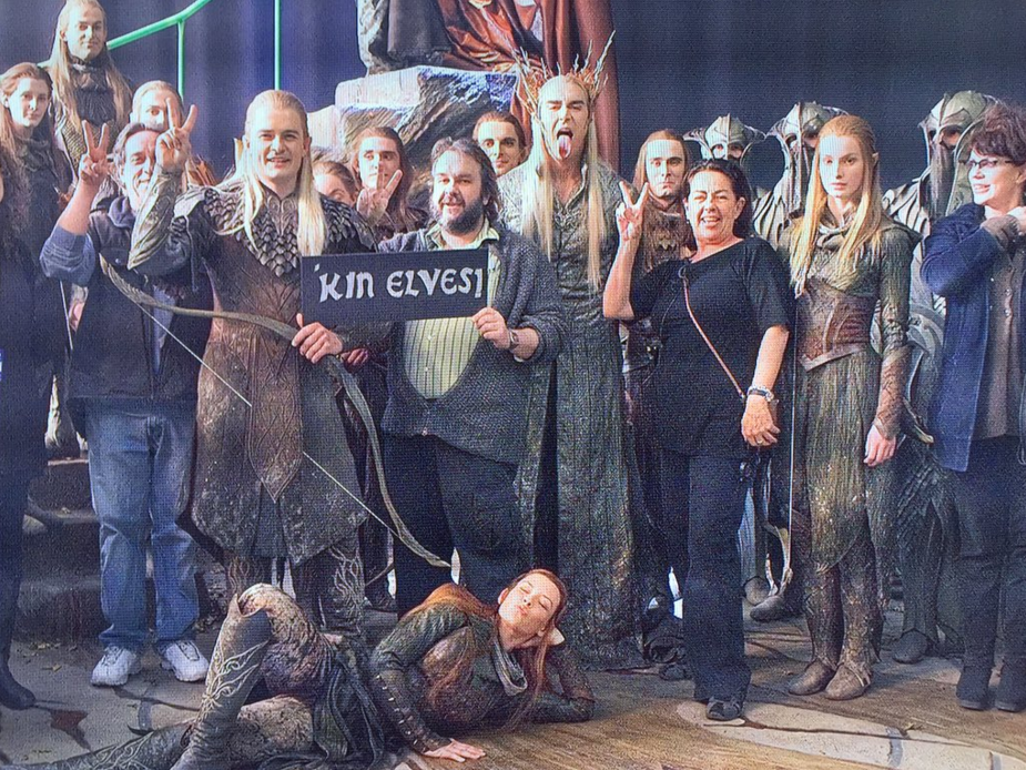 Photos from the filming of The Hobbit - Movies, Behind the scenes, The photo, The hobbit, Peter Jackson, Orlando Bloom, Evangeline Lilly, Lee Pace