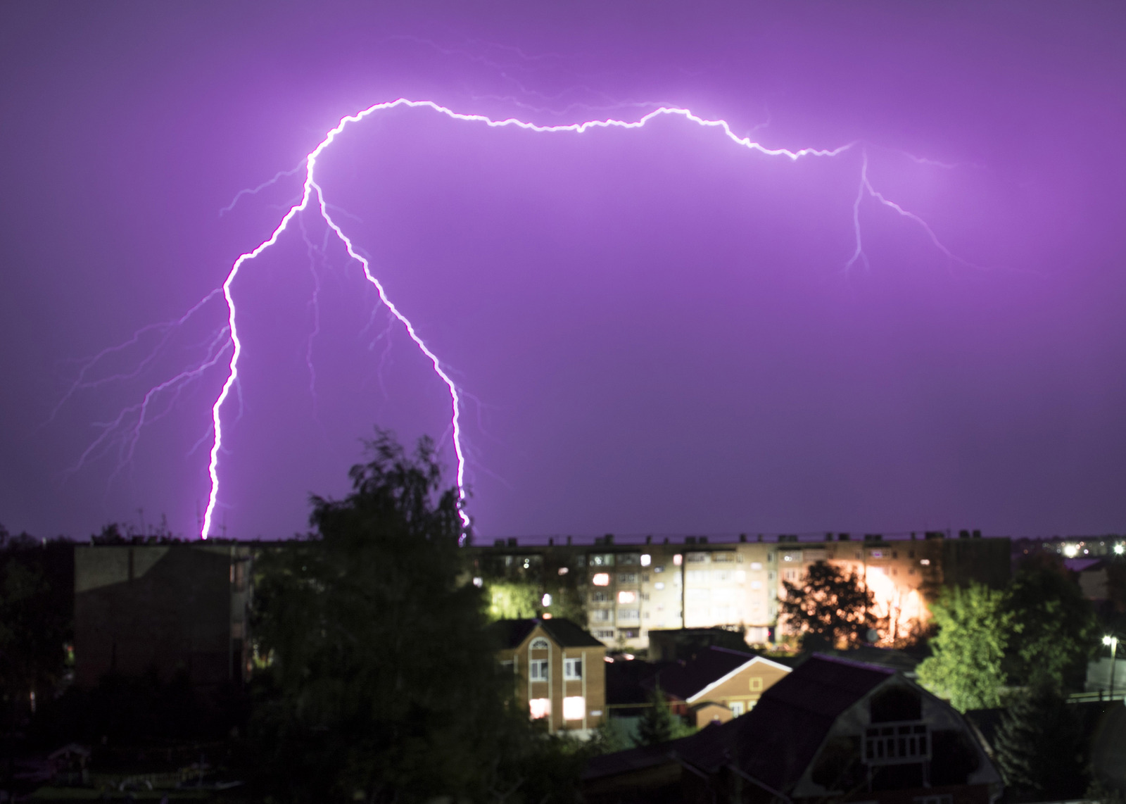 Speaking of lightning - My, Russia, Photo, My, Lightning, Thunderstorm, The photo