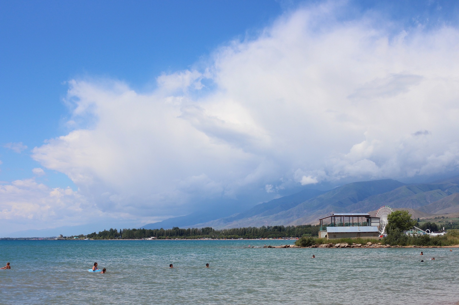 Issyk-Kul, Kyrgyzstan - My, Summer, Beach, The mountains, Relaxation, Issyk-Kul, My, The photo, Longpost