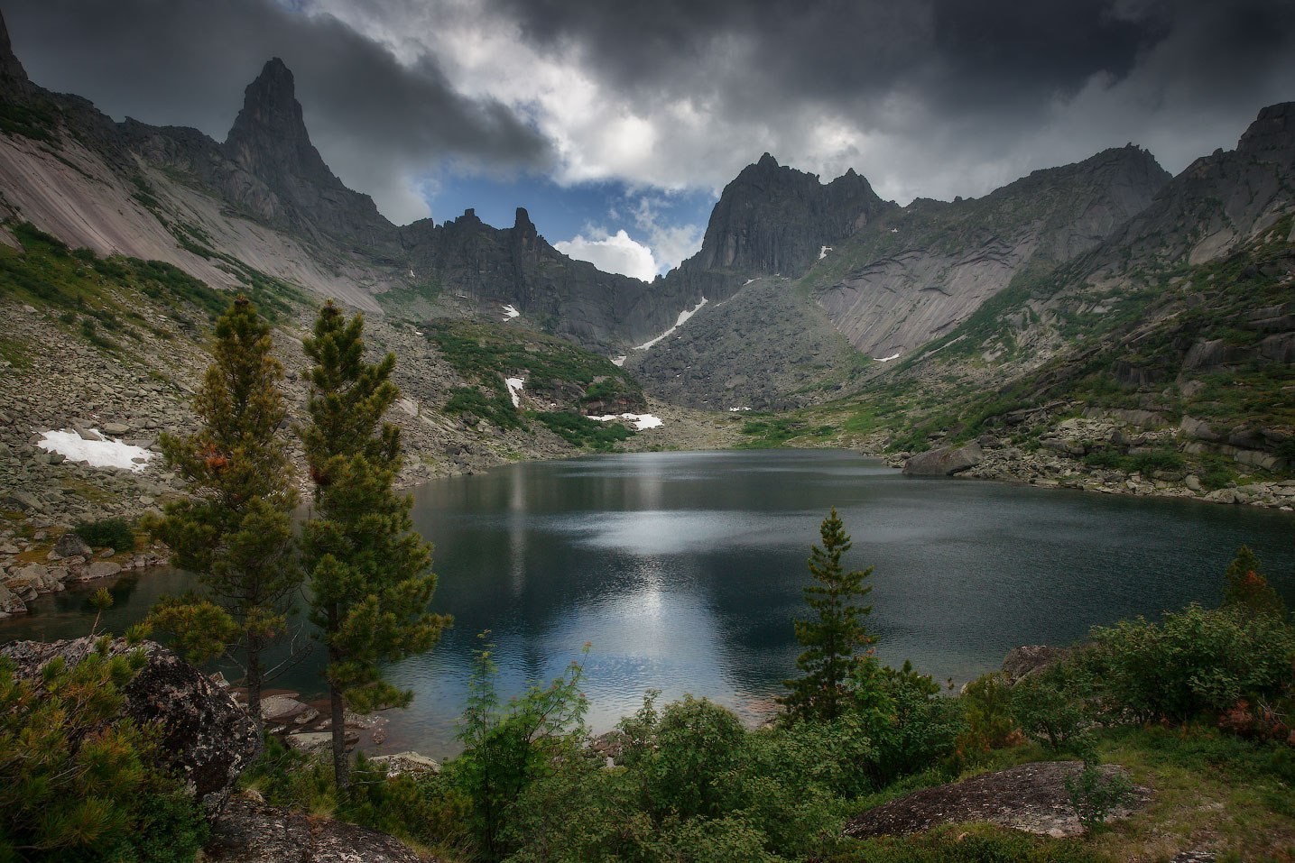 Mountain Spirit Lake - Mountain Spirit Lake, Ergaki, Krasnoyarsk region, Russia, Nature, Gotta go, Landscape, Photo, Longpost