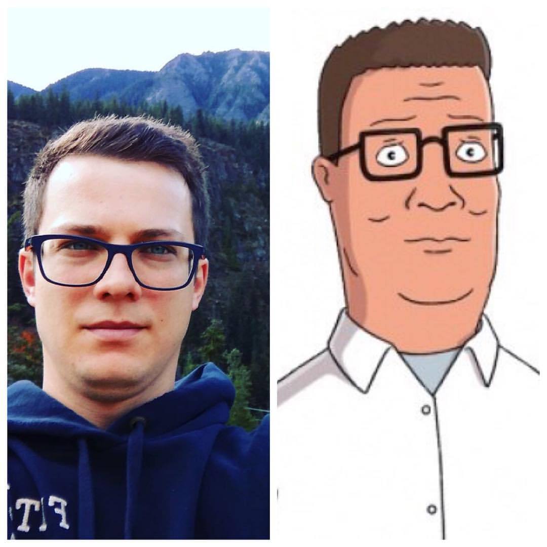 My friend Hank Hill - My, Hank Hill, Hank Hill, Cosplay, USA, Friends, Profit, King of Hill, Cartoons