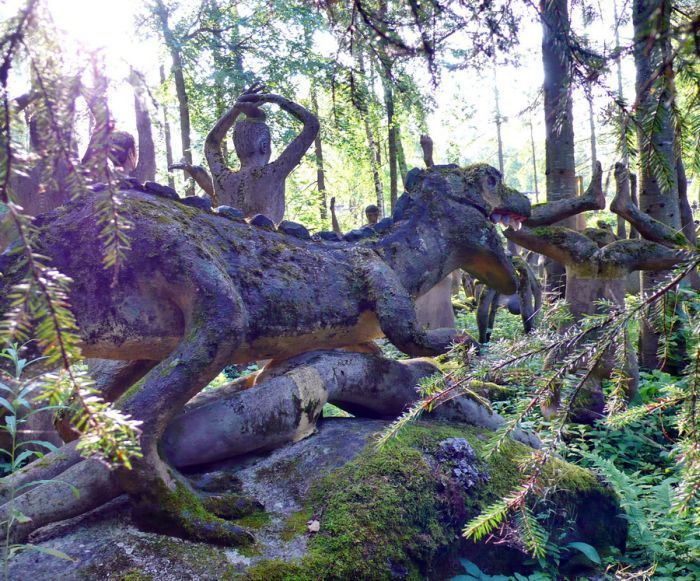 A very strange park in Finland. - Finland, The park, Sculpture, Oddities, Stubbornness, Longpost