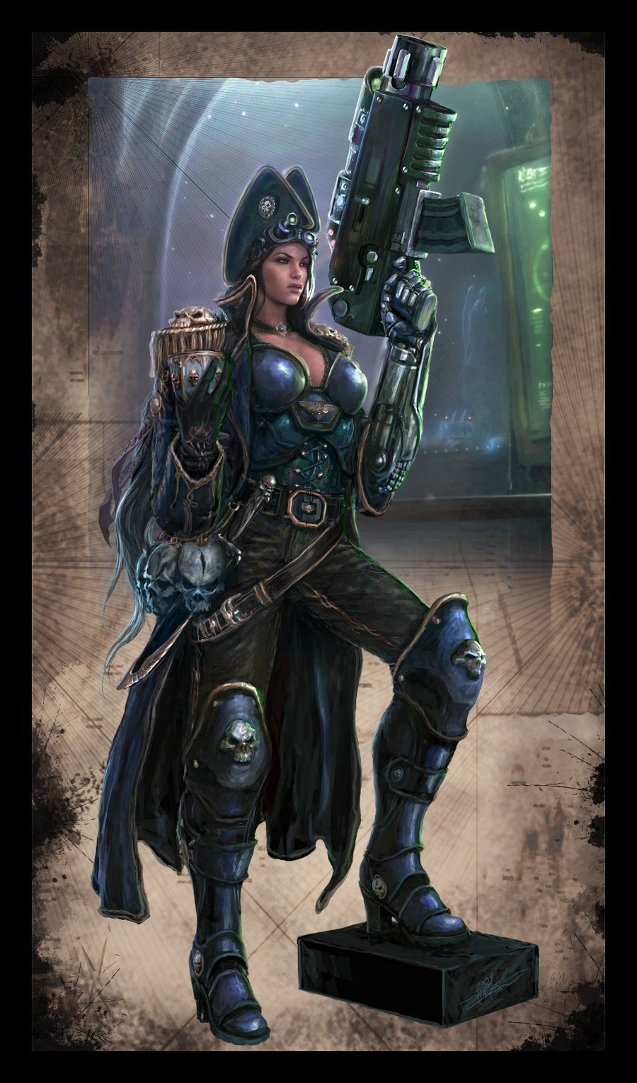 Warhammer Artists Ch. 29 - Sacha Angel Diener. - Warhammer 40k, , , Art, Longpost