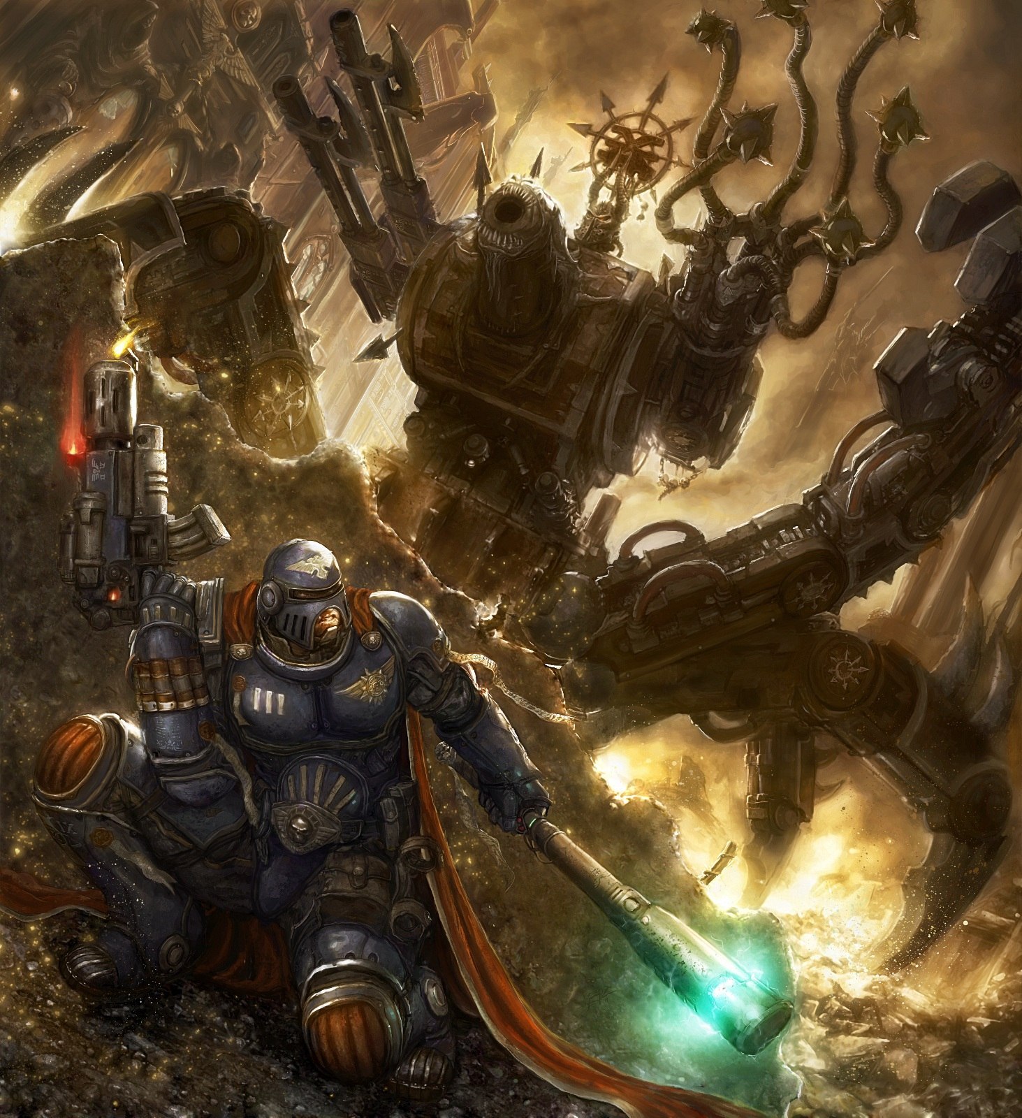 Warhammer Artists Ch. 29 - Sacha Angel Diener. - Warhammer 40k, , , Art, Longpost