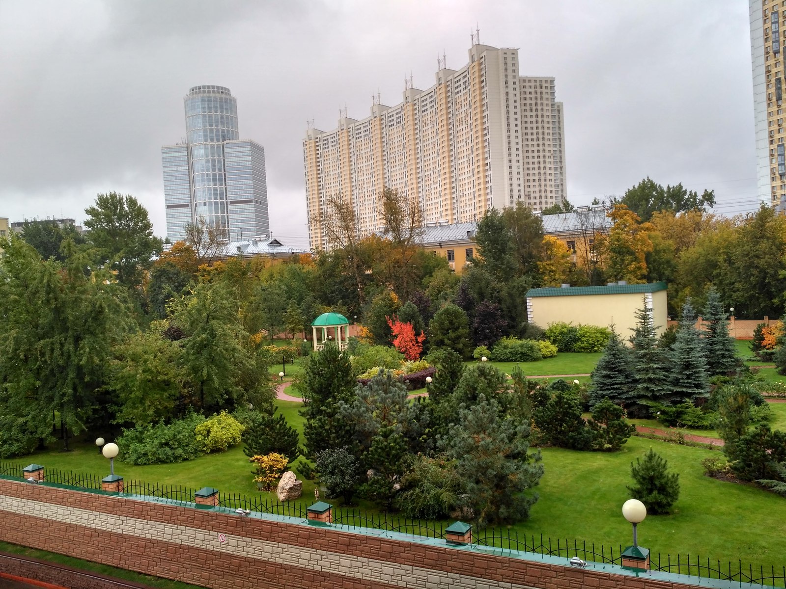 View from the workplace - Autumn, Moscow