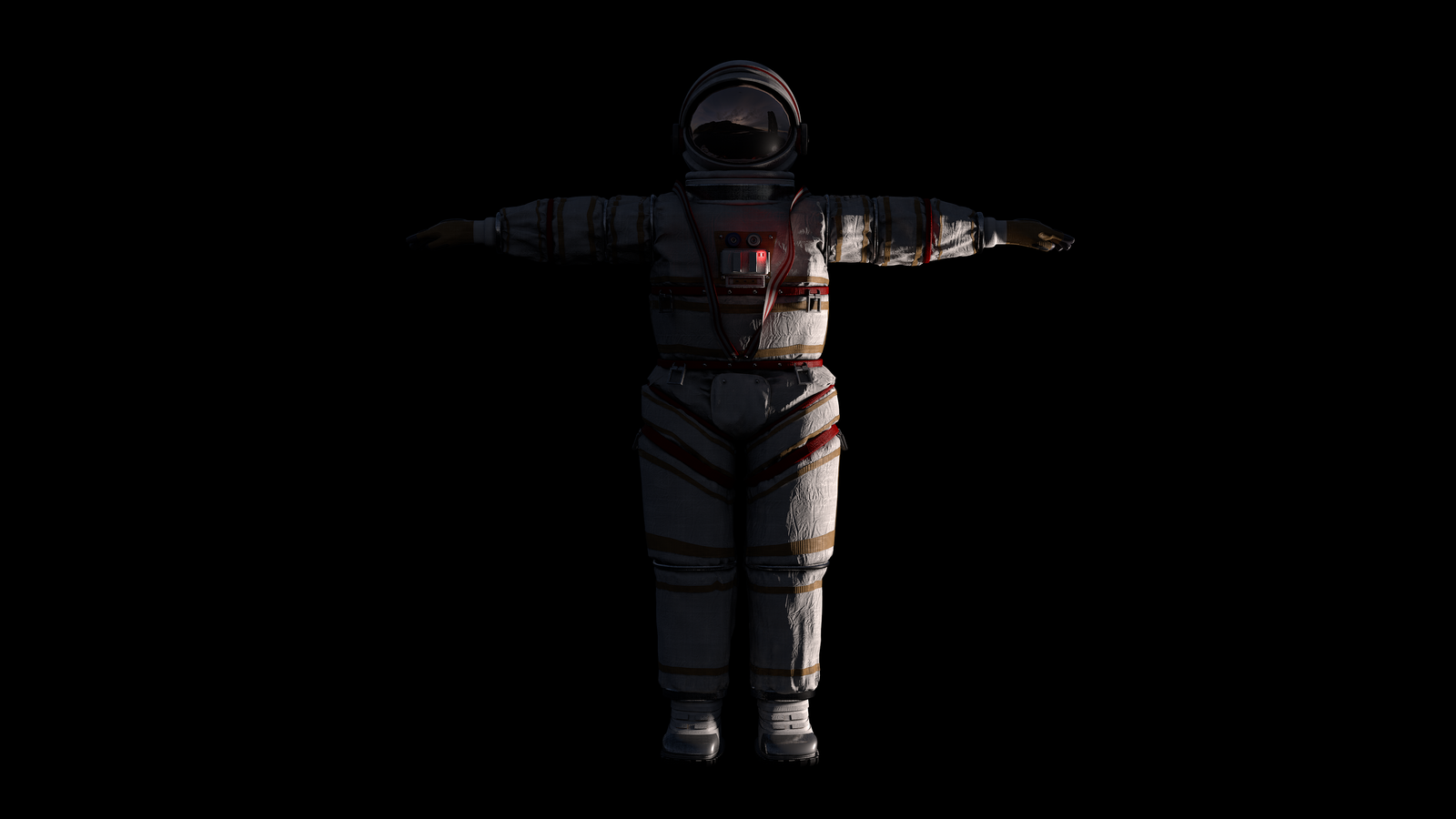 Space suit modeling in Cinema 4D - My, C4d, , 3D, Cinema 4d, Computer graphics, Reel, , Video