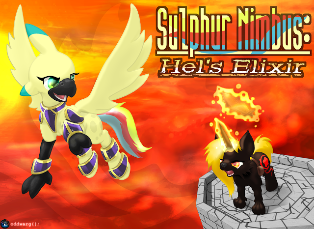 Sulphur Nimbus: Hel's Elixir - My little pony, Games, Kickstarter, Hippogriff, Video, Longpost, Sulphur nimbus