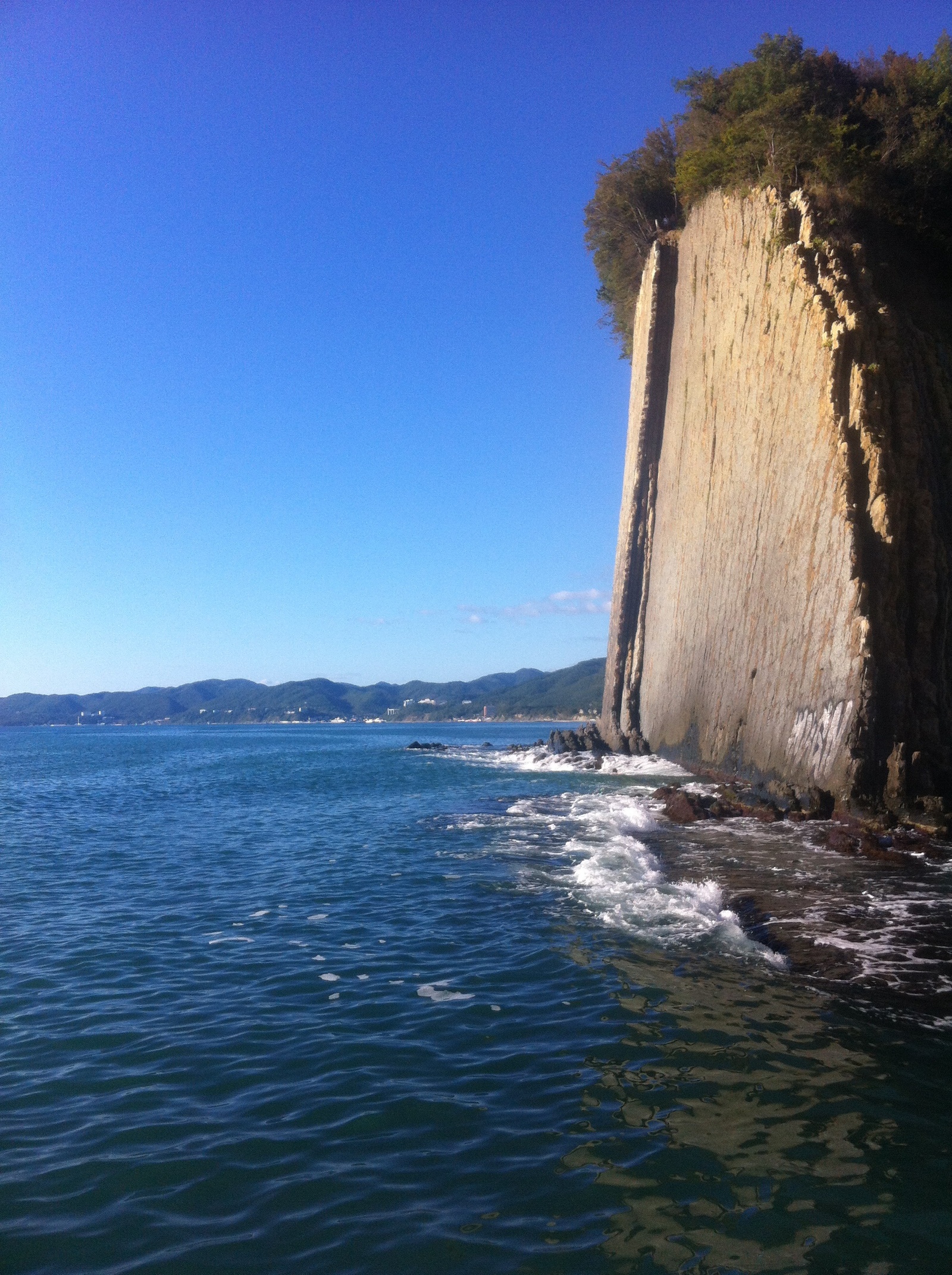 Kiseleva Rock - a natural monument of the Tuapse district of the Krasnodar Territory - My, , Kiselev Rock, My, Black Sea, Longpost, Photo, Text, Travels