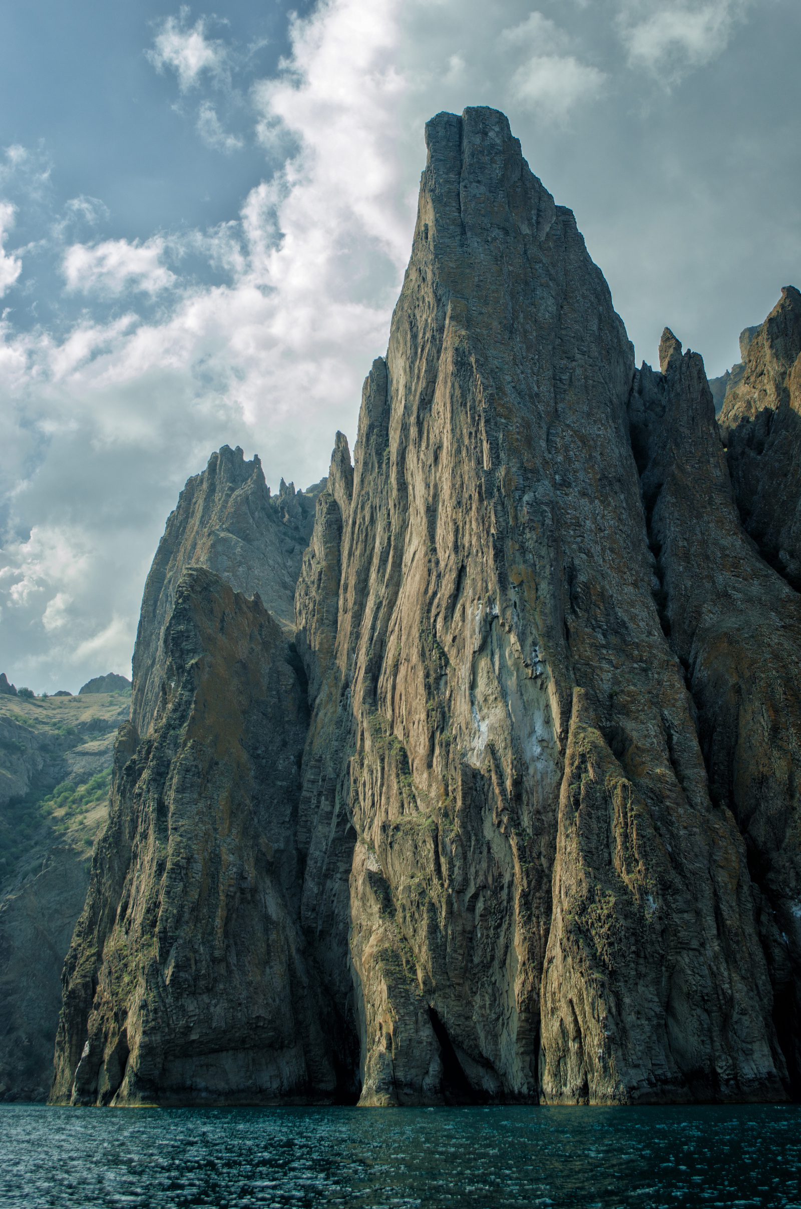 A bit of the Crimean coast - My, Nikon, Photo, Sea, The mountains, Shore, Longpost