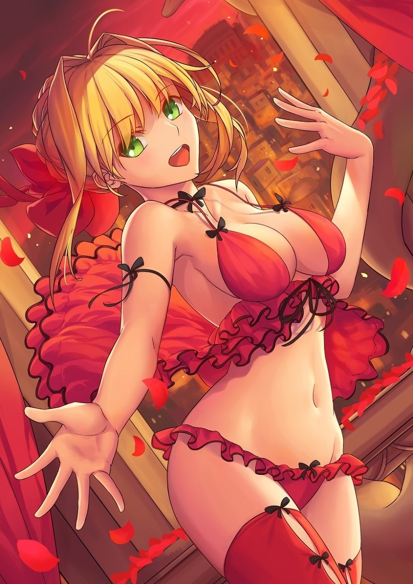 Anime Art №811 - NSFW, Аниме, Anime Art, Nero Claudius, Fate, Fate Grand Order, Fate-Extra