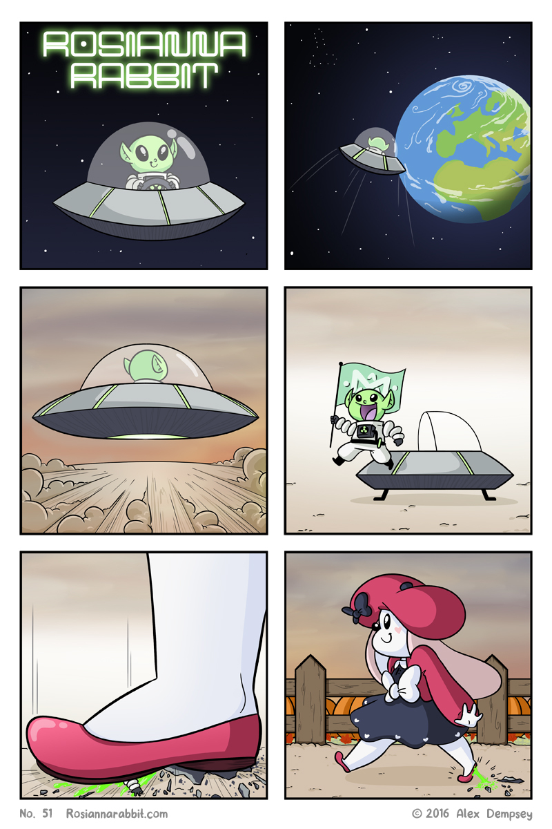 extraterrestrial civilizations - Rosianna rabbit, Comics, Aliens